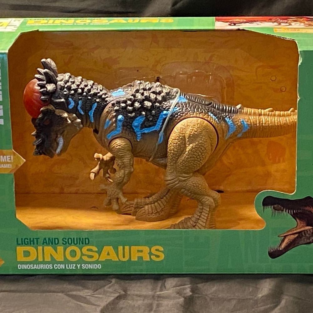 New Animal Planet Light and‎ Sound Stygimoloch Dinosaur Toy Action Figure
